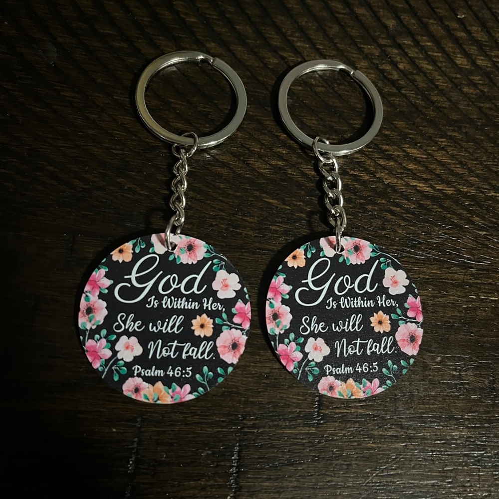 2 Pack Religious Keychains - Picture 1 of 3